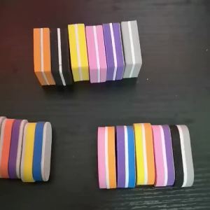 100/180 Grit Double-sided Pedicure Tool For Gel Polish Manicure Supply 50PCS Mini Nail Sponge Files Buffer Block Buffing Sanding