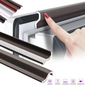 2M Cửa Sổ dải chống chịu thời tiết PU Bọt Tường băng dán cách điện DIY cửa trượt Cửa Sổ lấp đầy chỗ trống Windproof Cách Âm Niêm Phong