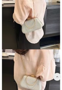 tas pesta wanita gold silver mewah elegant modis kekinian tas undangan