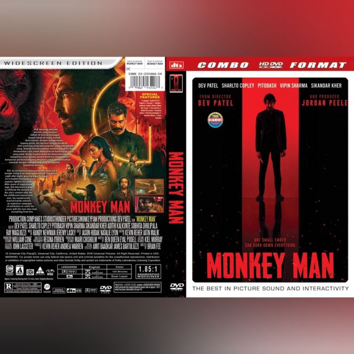 Dvd Film Monkey Man (2024)