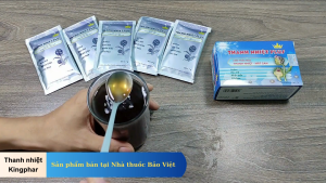 Thanh nhiệt plus Kingphar hộp 6 gói x 7g