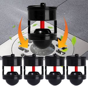 ที่กันกลิ่นส้วมแม่เหล็กแบบพกพาตะแกรงดักกลิ่นปล่องระบายน้ำป้องกันแมลงห้องครัวขนาดใหญ่