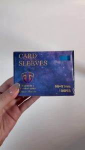 100Pcs 66x91mm Solid Color Frosted Card Sleeves 66*91mm Standard TCG Card Protective Sleeves for MTG PKM OPCG Trading Game Cards