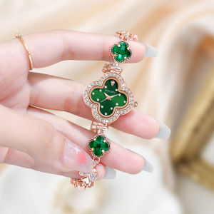 DUFFY GOYA | Đồng Hồ Nữ Cao Cấp Clover Đính Viền Chống Nước