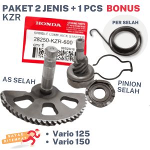 BONUS PER SELAHAN + AS ENGKOL VARIO 125 150 + GIGI STATER BEAT POP BEAT ESP KZR / AS SELAH GIGI KAMPAK GIGI SELAH GIGI PINION GIR SLAHAN SELAAN / AS SELAHAN AS STATER SETATER / SATU PAKET SELAHAN VARIO 1SET MURAH KICK STATER ENGKOLAN