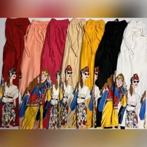 nita TOKONG Face Print  Printed 3/4 Pants for Women  - xs to 3xl - stretchable - multi way to wear - multi way to wear - premium quality  - excellent quality  - made of imported fabric  - classy and elegant  - fabric from abroad  - soft and comfortable  -