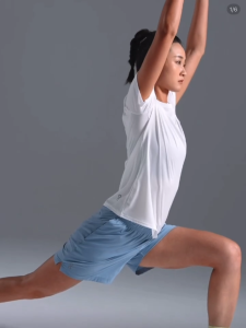 Womens three-quarter length shorts suitable for any type of exercise made of comfortable fabric.