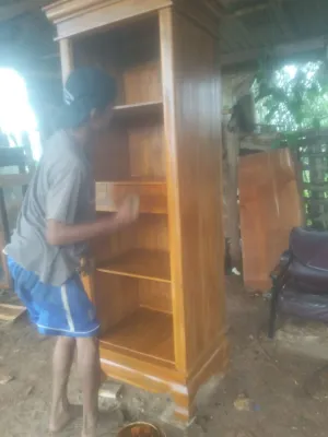 lemari pintu 1 kayu jati