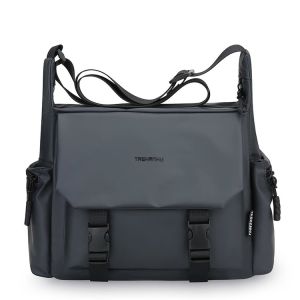 Casual Mens Crossbody Bag Multi-Functional Single Shoulder Bag Messenger Bag Bicycle Riding Bag Backpack Hard Shell Business Scene