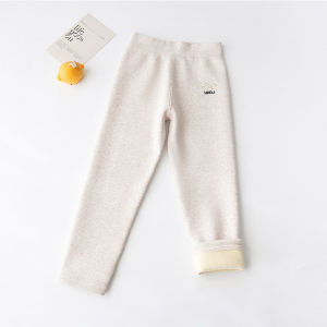 Warm Fleece Thickened Leggings for Girls