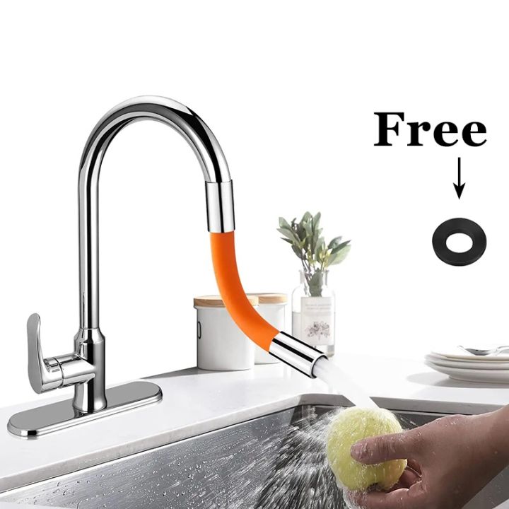 【COD】100cm Faucet Extension Hose 360 Degrees Silicone hose Kitchen