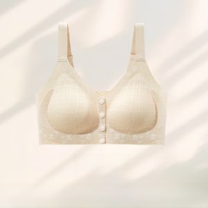 MiiOW | เสื้อชั้นในไร้โครงสำหรับผู้หญิง ทรงบาง เสื้อชั้นในป้องกันการหย่อนคล้อย รัดหน้าอกเล็ก ป้องกันหน้าอกข้างเดียว สำหรับคุณแม่วัยกลางคน