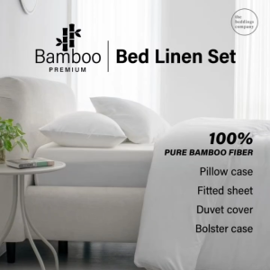 [Thebeddingscompany] - Bamboo Bed Linen Bedsheet Duvet Cover Set/ Bedsheet/ Duvet Cover/ Pillow Cover/ Bolster Cover