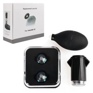 For Insta360 X5 Lens Replacement Kit Removable Optical Glass Lens Tool Parts Mount for Insta 360 X5 Non-Original Accessories