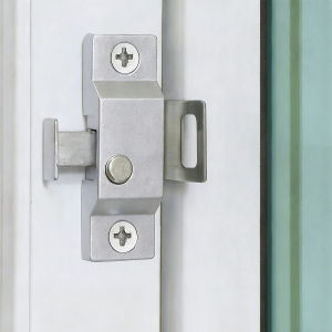 Makery【Ready in Stock】 Zinc Alloy Spring Bolt Safety Lock Buckle Bolt Automatic Spring Latch Anti-theft Bolt