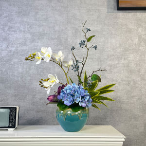 ดอกไม้เทียมตกแต่งบ้านสไตล์จีนใหม่ ดอกไม้ตกแต่งโต๊ะทานอาหาร ดอกไม้ตกแต่งติดฝ้าเพดาน ดอกไม้ตกแต่งเตียงนอน วัสดุดอกไม้เทียม วัสดุดอกไม้เทียม