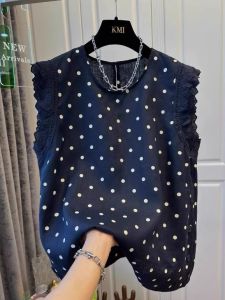 AIYITI | Slimming Tummy Cover Womens Sleeveless Vest Polka Dot