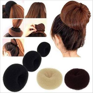 3Pcs Women Magic Shaper Donut Hair Ring Bun Fashion Hair Styling Tool Headwear 3 Sizes