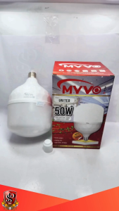 MYVO UNITED BOHLAM LAMPU LED RUMAH 50WATT CAHAYA PUTIH SUPER TERANG 90% HEMAT ENERGY (BERGARAN SNI)