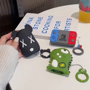 Cute Cartoon Car Key Case Cover for BYD Atto 3 Remote Smart Protect Shell Keychain Auto Accessories