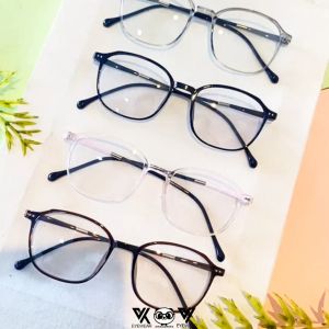 Kacamata 2127 kotak Free Lensa Minus dan Plus Anti Radiasi & photocromic Korea Fashion pria wanita