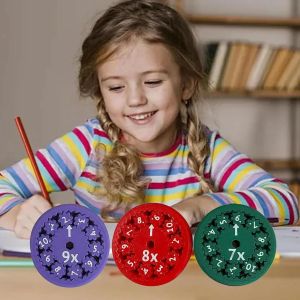 Math Fidget Spinners Teaching Fact Fidget Spinners Toy Fidget Learning Game Toy Relieves Stress Multiply or Divide Children 9PCS