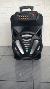 Advance K-1201N Speaker Portable 12 inch Free 1 Mic Power Bass Speaker Meeting Karaoke