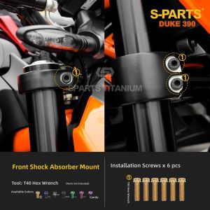 s-parts | Titanium Motorcycle Screws