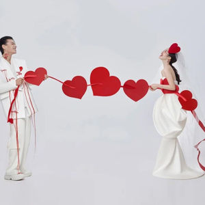 ZLVOEY | Wedding Photography Props Kit for Engagement and Marriage Registration Ceremony