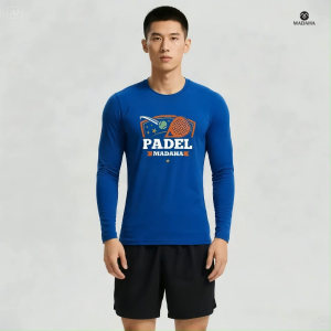 Madaha Kaos Baju Lengan Panjang Dry fit Jersey Olahraga Padel Reasteasy