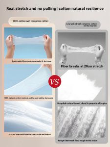 CHUBEISHI | Face Moisturizing Stretchable Wet Cotton Pads