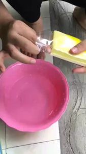 Bọt biển rửa mặt chivey 1 túi 240 miếng bọt biển tẩy trang bông tẩy trang chivey