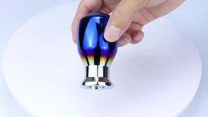 3Style Stylish Gear Shift Knob Car Automatic Gear Baking Blue Universal Car Aluminum Extended JDM Gear Shifter Gear Head Knob