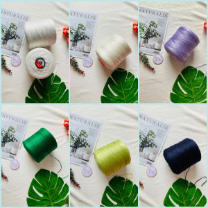 Yarn - Sợi Lụa Bạch Đàn - Sợi bóng mền đẹp nhẹ - Dùng cho đan móc áo váy áo dài (Lô sợi mới cuộn trên 300 gram)