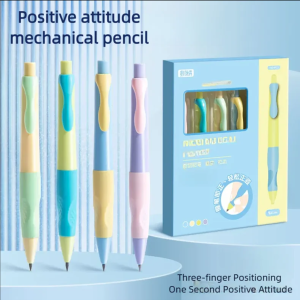 Macaron 2.0mm Propelling Pencil Correct The Posture of Holding Pen Stationery Pencil Set Mechanical HB Pencil School Office