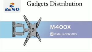 Rotatable ZENO M400X 32 - 60 Inch Full Motion Cantilever Portrait Vertical TV Tilt Wall Bracket Mount 3253.1