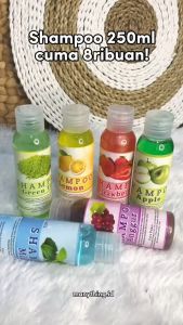 Shampoo Rambut Agnola Ala Salon Murah Wangi Tahan Lama Aroma Buah 100ml - BPOM