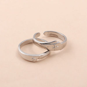 Game Love and Deepspace Caleb Couple Rings Creative Adjustable Ring Dating Game Cartoon Ring Holiday Valentines Day Gifts