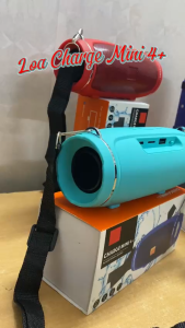 (TẶNG KÈM DÂY ĐEO) Loa Bluetooth Không Dây Loa NgeheNhạc Charge 4 Plus Mini Bass Cực Mạnh Chống Nước Công Nghệ - Bảo hành Lỗi 1 đổi 1