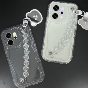 เคสโทรศัพท์ OPPO Reno14 Pro Reno14 F Reno 14 14Pro 14F 5G เคสมือถือคริสตัลหมีกระจกโปร่งใสกันกระแทก2025