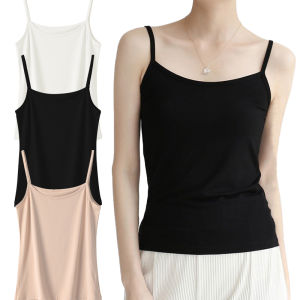 เสื้อชั้นในสตรีเซ็กซี่ยกทรงเสื้อกั๊กสีทึบเสื้อกล้ามคอตตอนผู้หญิงเข้ากับทุกชุดได้เสื้อชั้นในสตรี