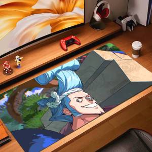Bandai | One Piece Roronoa Zoro Anime Gaming Mouse Pad Large Rubber Keyboard Desk Mat With 2MM Stitched Edge Design