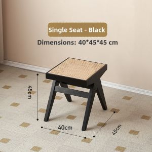 MU FENG ZHI NAN | Retro Solid Wood Dining Chair