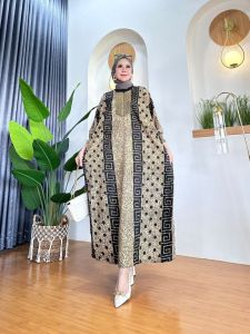 DANA BATIK - Gamis kaftan sogan | Gamis rayon premium | Gamis syari | Gamis busui | Gamis twill
