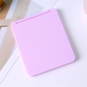 Mirror Foldable Makeup Mirror Portable Double-Sided Mirror Student Dormitory Desktop Small Gift Mini Pocket Mirror Home Decor