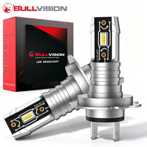 Bullvision H7 LED 360 2PCS 5570 CSP 12V 2PCS CANBUS Car Lights STG Hi/Lo Beam 1:1 Mini Headlight PTF Ice Bulb Auto Fog Lights