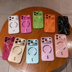 Luxury NEW Laser Bling CD Pattern for Magsafe Phone Case for iPhone 17 16 15 Pro Max 14 13 Pro Case Magnetic Shockproof Cover