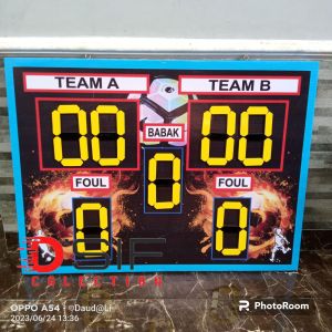 papan skor manual score indor futsal minisocker