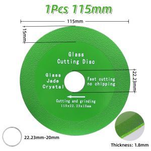 1Pc 100/115/125mm Glass Cutting Saw Blade Diamond Marble Ceramic Tile Jade Polishing Crystal Wine Bottle Ultra Thin Sand Cutting