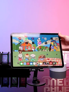 Holder Dudukan HP Besi K62 360 derajat Rotari untuk Dudukan Ipad untuk Ponsel Meja / Phone Holder Stand HP 360 derajat